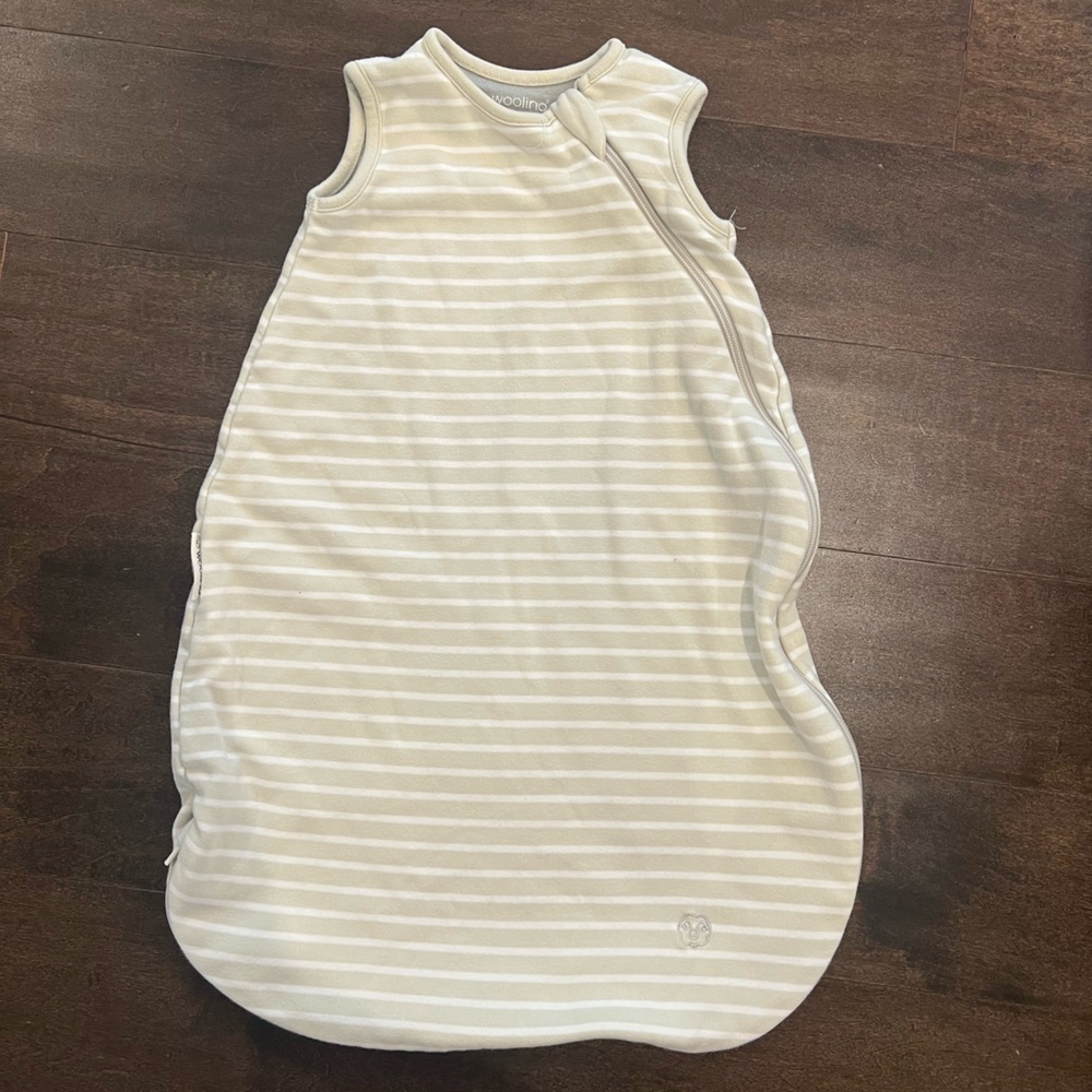 Woolino Light gray sleep sack four seasons